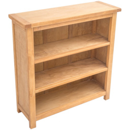 Lugo 3 Shelf Waxed Bookcase - Wood - Wilko - thumbnail 5