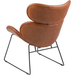 Florence Cazar Brown Lounge Chair - Size: Single - Furniture To Go - Wilko - thumbnail 5