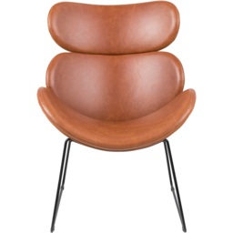 Florence Cazar Brown Lounge Chair - Size: Single - Furniture To Go - Wilko - thumbnail 4