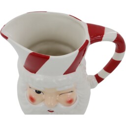 Winking Santa Jug Red and White - Wilko - thumbnail 3