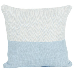 Tofino Herringbone Cushion  - Blue - Wilko - thumbnail 3