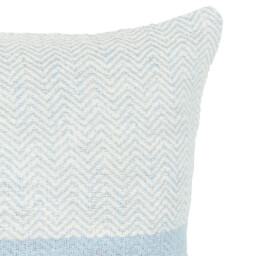 Tofino Herringbone Cushion  - Blue - Wilko - thumbnail 4