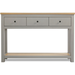 Wiltshire 3 Drawer Grey Console Table - Home Garden Direct - Wilko - thumbnail 3