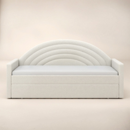 Flair Noa Beige Teddy Rainbow Day Bed with Trundle - Size: Single - Cream - Wilko - thumbnail 4