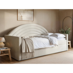 Flair Noa Beige Teddy Rainbow Day Bed with Trundle - Size: Single - Cream - Wilko - thumbnail 7