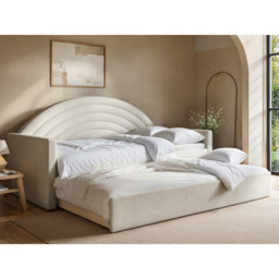 Flair Noa Beige Teddy Rainbow Day Bed with Trundle - Size: Single - Cream - Wilko - thumbnail 5