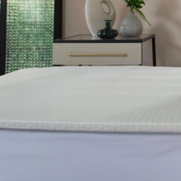 The Lyndon Company Single Memory Foam Mattress Topper - White - Wilko - thumbnail 4