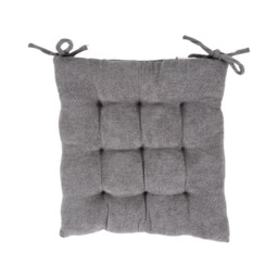Soft Textured Seat Pad Grey - Wilko - thumbnail 3