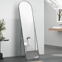 Living and Home Black Frame Full Length Standing Mirror 40 x 150cm - Size: 150 x 40cm - Wilko - thumbnail 6