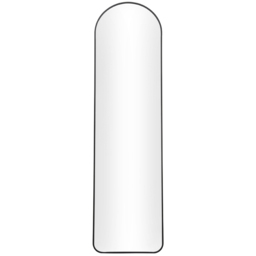 Living and Home Black Frame Full Length Standing Mirror 40 x 150cm - Size: 150 x 40cm - Wilko - thumbnail 4