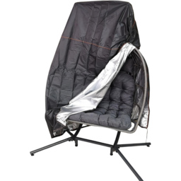 Samuel Alexander Double Egg Garden Chair Cover 200 x 200cm - Size: 0.01 x 200 x 200cm - Black - Wilko