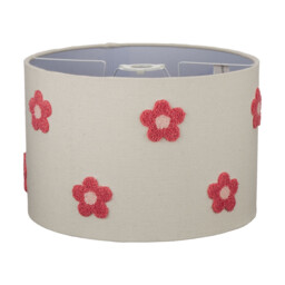 Embroidered Flower Shade - Pink - Wilko - thumbnail 4