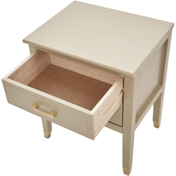 Palazzi 2 Drawer Clay Bedside Table - Cream - Wilko - thumbnail 6