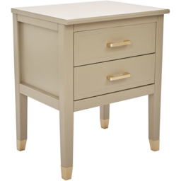 Palazzi 2 Drawer Clay Bedside Table - Cream - Wilko - thumbnail 5