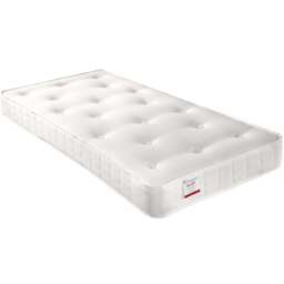 Clay Ortho Small Double Low Profile Orthopaedic Mattress - White - Bedmaster - Wilko - thumbnail 1