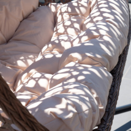 Artemis Home Alston 2 Seater Cream Garden Hanging Egg Chair - Size: 190 x 130 x 75cm - Wilko - thumbnail 3