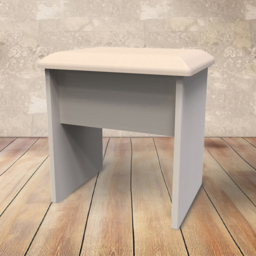 Crowndale Kent Kashmir Ash Dressing Table Stool - Size: 38 x 48 x 51cm - Cream - Wilko - thumbnail 7