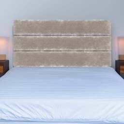 Bedmaster Milan Single Silver Chenille Lined Headboard - Wilko