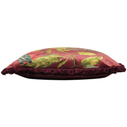 Paoletti Cahala Berry Tropical Cushion - Size: 50 x 50cm - Purple - Wilko - thumbnail 4