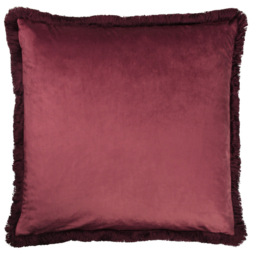 Paoletti Cahala Berry Tropical Cushion - Size: 50 x 50cm - Purple - Wilko - thumbnail 3