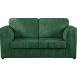 Luxor 6 Seater Green Jumbo Cord Full Back Sofa Suite - Wilko - thumbnail 5