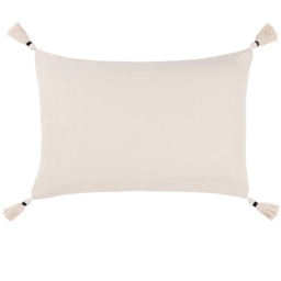 Yard Caliche Natural Tasselled Cushion - Size: 60 x 40cm - Cream - Yard Living - Wilko - thumbnail 4