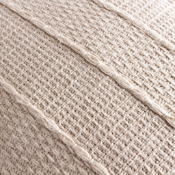 Yard Caliche Natural Tasselled Cushion - Size: 60 x 40cm - Cream - Yard Living - Wilko - thumbnail 6