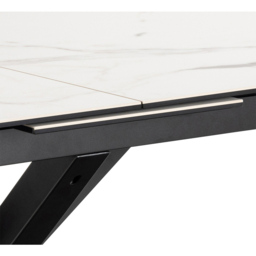 Florence Heaven Ceramic 8 Seater Extendable Dining Table White - Furniture To Go - Wilko - thumbnail 7