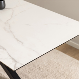 Florence Heaven Ceramic 8 Seater Extendable Dining Table White - Furniture To Go - Wilko - thumbnail 5