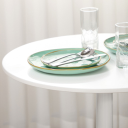 Portland 2 Seater Dining Table White - Wilko - thumbnail 4