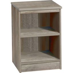 R White Cabinets 2 Shelf Grey Desk Height Bookcase - Size: 72.8 x 47.9 x 54cm - Wilko - thumbnail 3