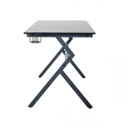 Neo Ergonomic Computer Gaming Desk Grey - Size: 66 x 115 x 77cm - Wilko - thumbnail 4
