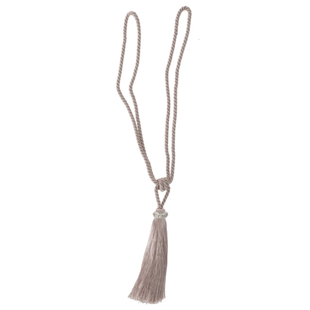 Halo Slimline Tassel Tieback - Blush - Wilko - image 1