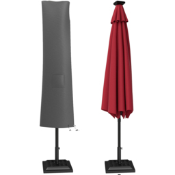 Outsunny Grey Parasol Cover - Size: 0.1 x 70 x 240cm - Wilko - thumbnail 1