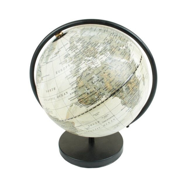 Spinning Globe on Base Neutral - Wilko - image 1