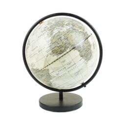 Spinning Globe on Base Neutral - Wilko - thumbnail 3
