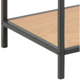 Florence Seaford 2 Shelf Black and Oak Console Table - Furniture To Go - Wilko - thumbnail 7