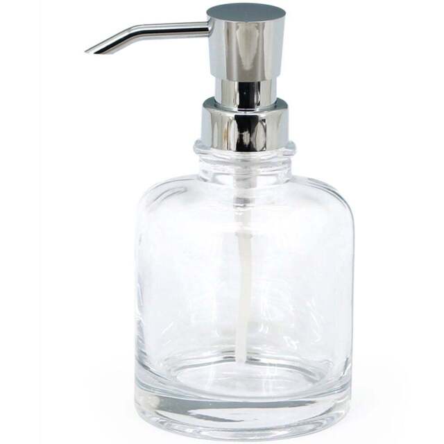 Elegance Clear Soap Dispenser - Size: 8 x 15 x 8cm - Wilko - image 1
