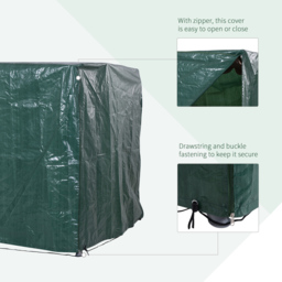 Outsunny Green 3 Seater Swing Bench Cover 150 x 155 x 215cm - Wilko - thumbnail 7
