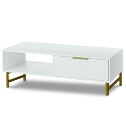 Kosy Koala White and Gold Coffee Table - Size: 40 x 110 x 50cm - Wilko - thumbnail 3