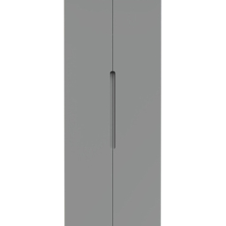 Crowndale Milan 2 Door Dusk Grey Tall Double Wardrobe - Wilko - thumbnail 3