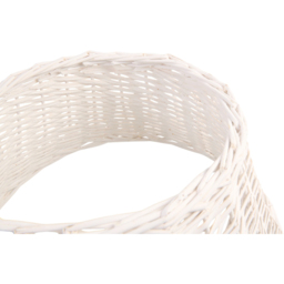 The Winter Workshop White Natural Wicker Tree Skirt - Size: 50cm - The Christmas Workshop - Wilko - thumbnail 4