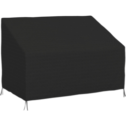 Outsunny 2 Seater Black Garden Sofa Cover 140 x 84 x 94cm - Size: 94 x 84 x 140cm - Wilko