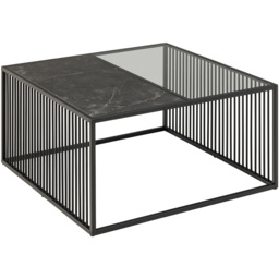 Florence Strington Black Square Coffee Table - Furniture To Go - Wilko - thumbnail 3