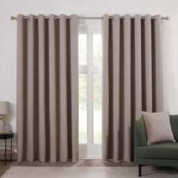 Dusk Eyelet Curtain Natural/168cm/229cm - Divante - Wilko - thumbnail 3