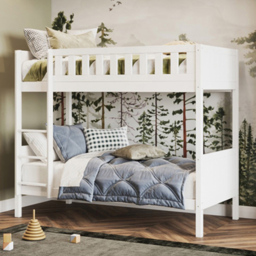 Flair Bea Shorty White Wooden Bunk Bed - Wilko - thumbnail 1