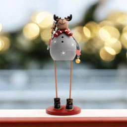 St Helens Metal Reindeer Decoration - Size: 220 x 80 x 80cm - Grey - Wilko - thumbnail 3