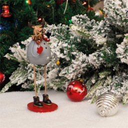 St Helens Metal Reindeer Decoration - Size: 220 x 80 x 80cm - Grey - Wilko - thumbnail 5