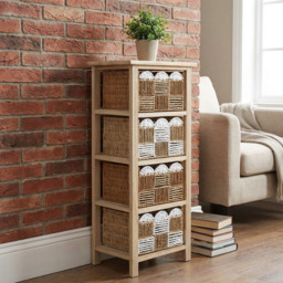 Natural Storage Tower - Natural/4 - Wilko - thumbnail 7