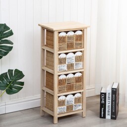 Natural Storage Tower - Natural/4 - Wilko